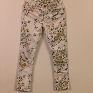 citizens of humanity floral jeans